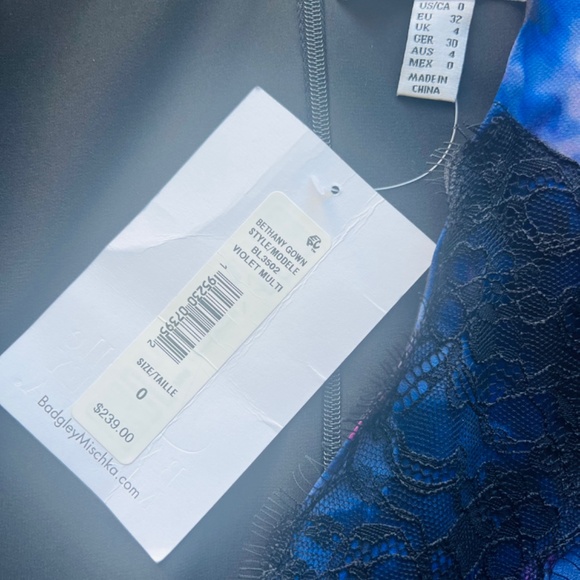 Brand new with tags Belle by Badgley Mischa Gown - Picture 3 of 3